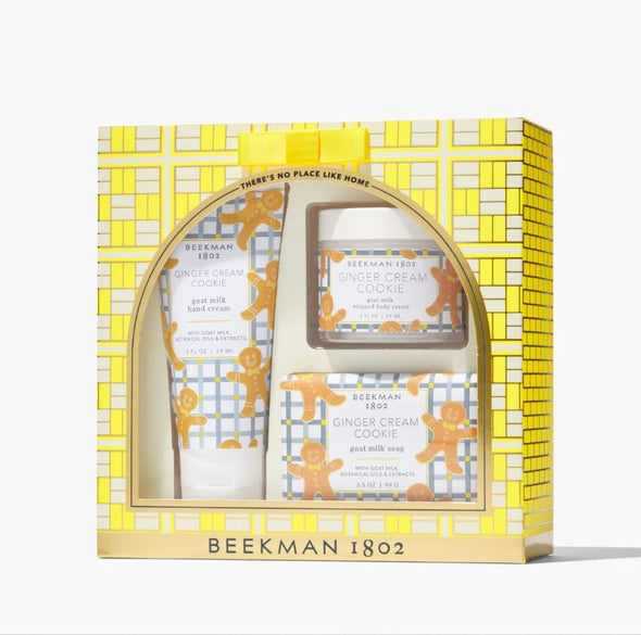 Beekman Goat Milk Body Care Holiday Gift Set - Ginger Cream Cookie