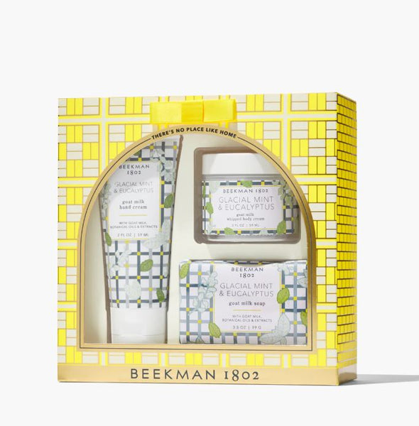 Beekman Goat Milk Body Care Holiday Gift Set - Glacial Mint & Eucalyptus