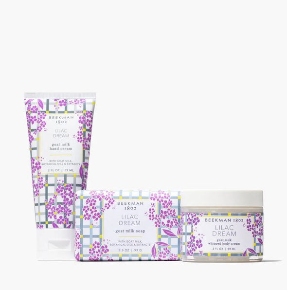 Beekman Goat Milk Body Care Holiday Gift Set - Lilac Dream