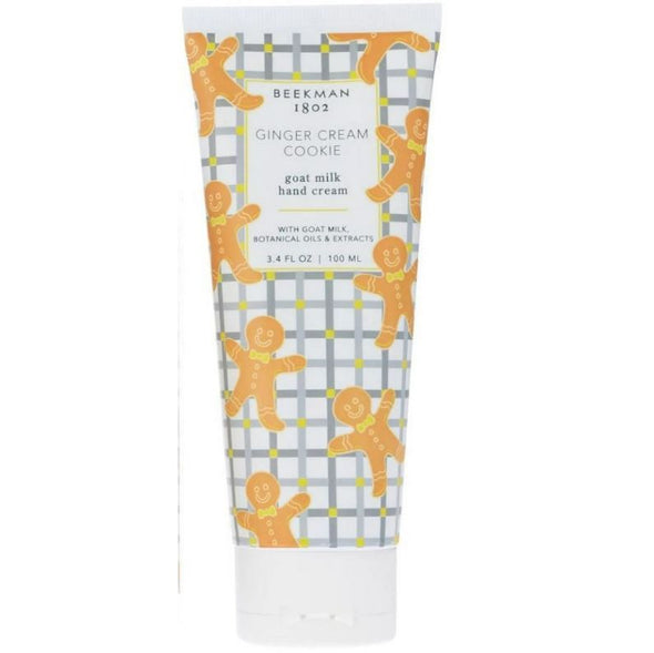 Beekman Holiday Goat Milk Hand Cream 2oz 59mL - Ginger Cream Cookie (Limited Edition)