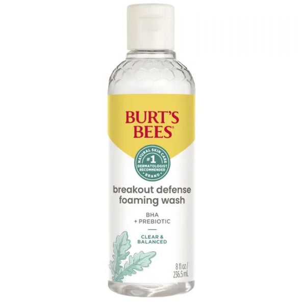 Burt's Bees Clear & Balanced Breakout Defense Foaming Wash