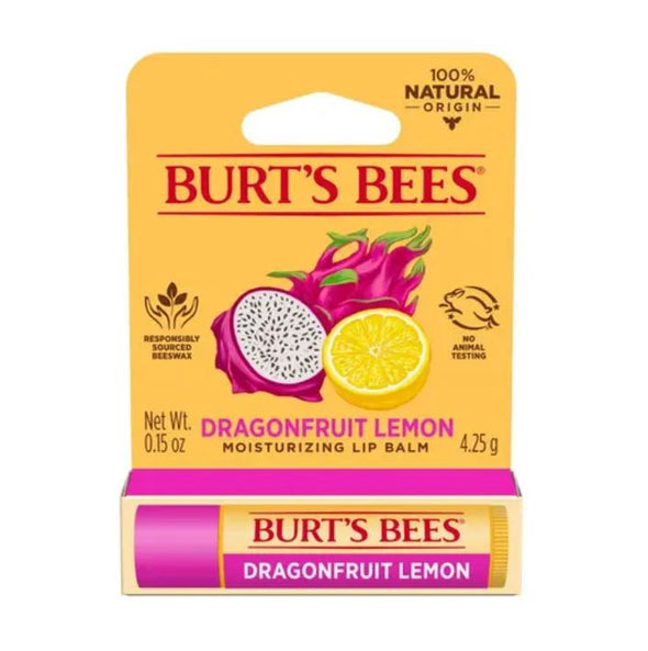 Burt's Bees Lip Balm in Blister Box 0.15oz 4.25g - Dragonfruit Lemon