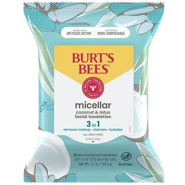 Burt’s Bees Makeup Removing Towelettes 30 pack