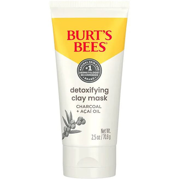 Burt's Bees Clay Mask 2.5oz - Detoxifying Charcoal