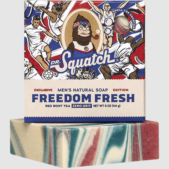 Dr. Squatch Men's Natural Bar Soap 5oz - Freedom Fresh