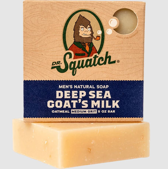 Dr. Squatch Men's Natural Bar Soap 5oz - Deep Sea Goat's Milk