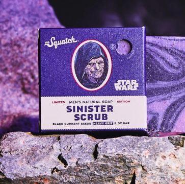 Dr. Squatch Star Wars Episode II Men's Natural Bar Soap Set of 4