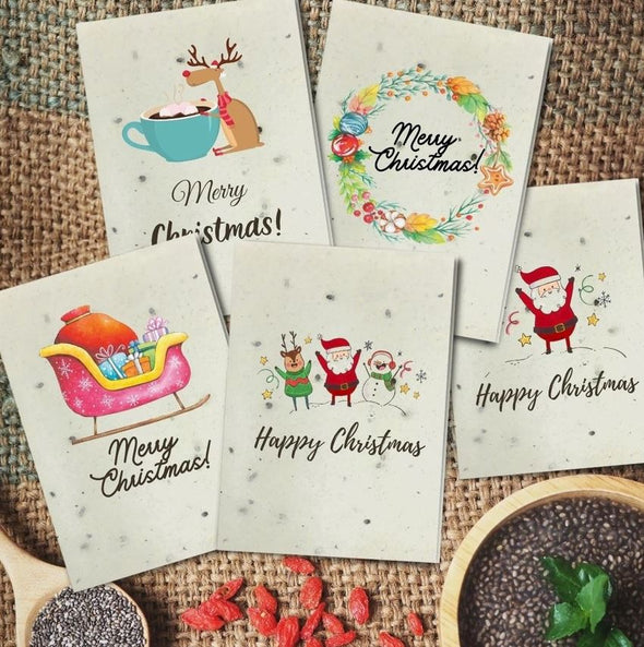 Earthbits Compostable Greeting Cards - Holiday