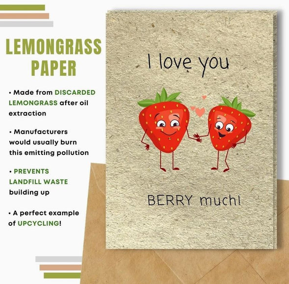 Earthbits Compostable Greeting Cards - Love