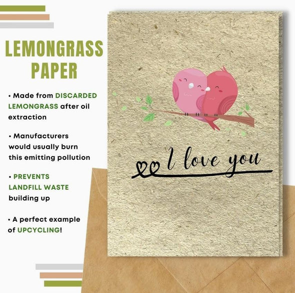 Earthbits Compostable Greeting Cards - Love