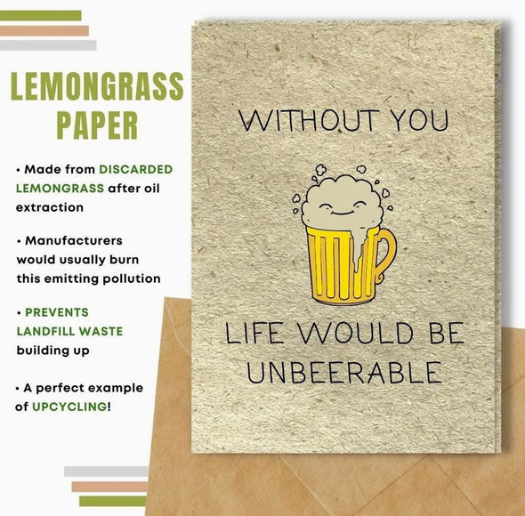 Earthbits Compostable Greeting Cards - Love