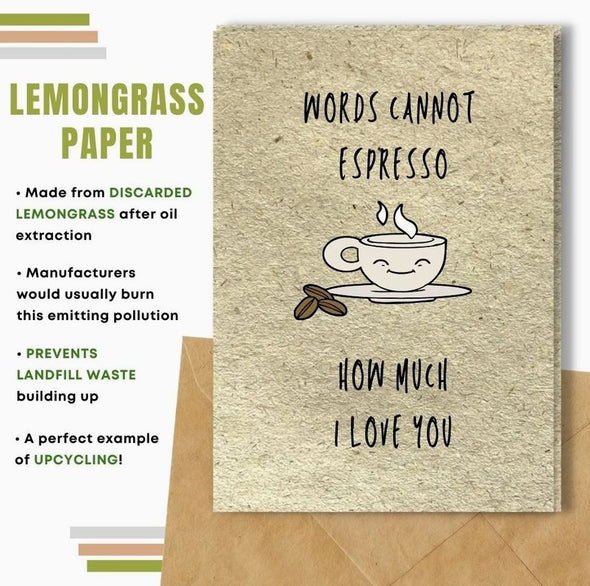 Earthbits Compostable Greeting Cards - Love