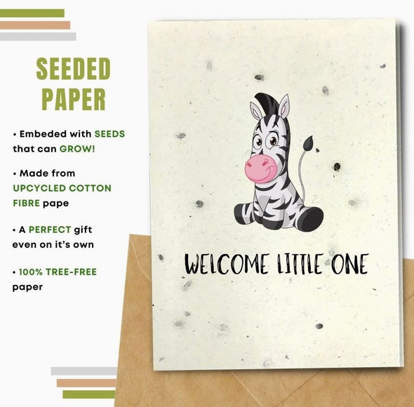 Earthbits Seeded Compostable Greeting Cards - New Baby