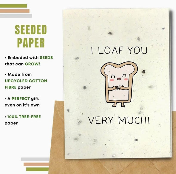 Earthbits Compostable Greeting Cards - Love