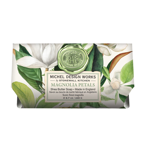 Michel Design Works Large Bath Soap Bar 8.7oz 246g - Magnolia Petals