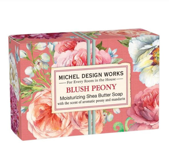 Michel Design Works Shea Butter Soap 4.5oz 127g - Blush Peony