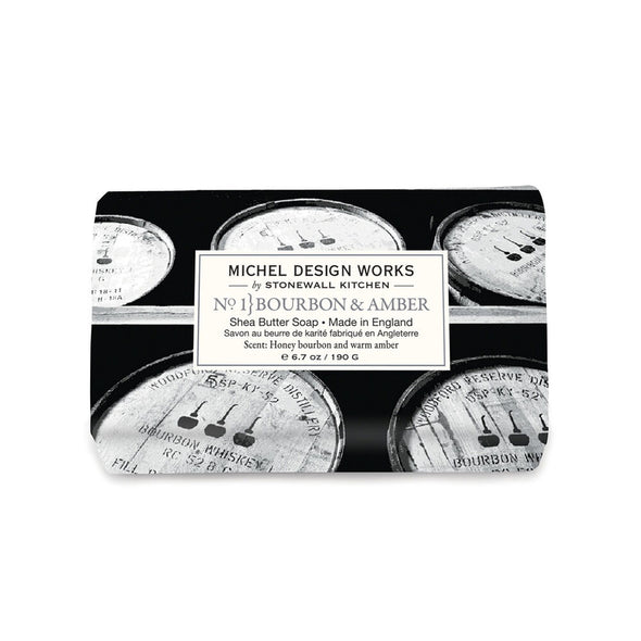 Michel Design Works Shea Butter Soap 6.7oz 190g - No. 1 Bourbon & Amber