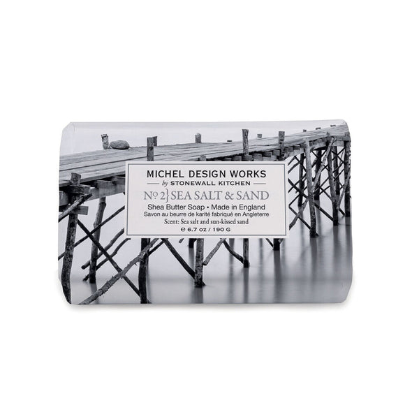 Michel Design Works Shea Butter Soap 6.7oz 190g - No. 2 Sea Salt & Sand