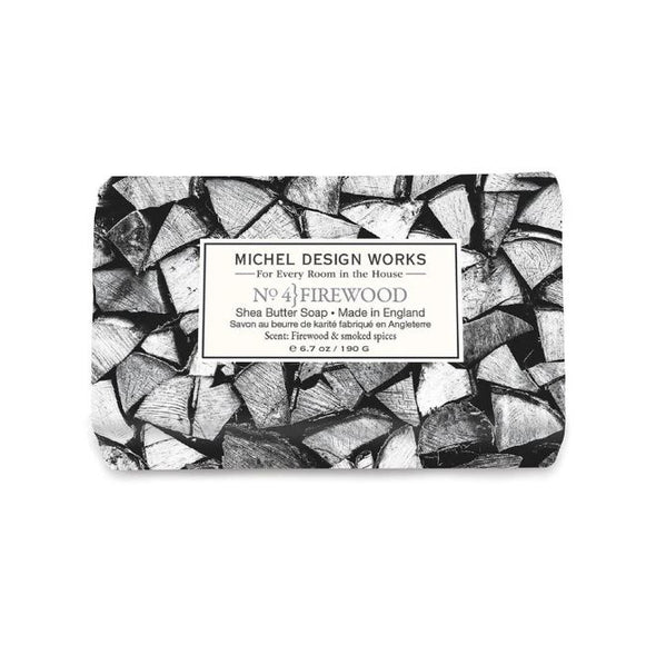 Michel Design Works Shea Butter Soap 6.7oz 190g - No. 4 Firewood