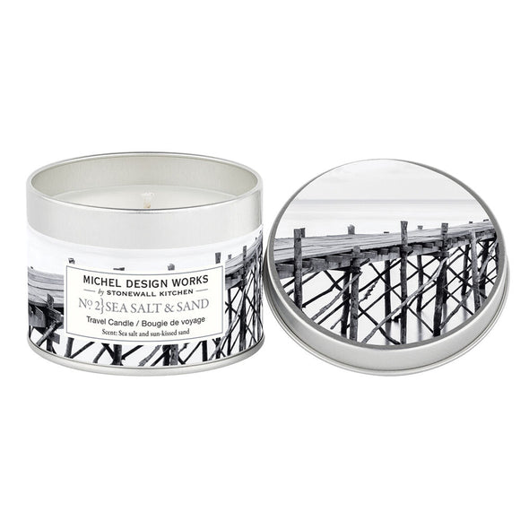 Michel Design Works Travel Candle 5.5oz - No. 2 Sea Salt & Sand