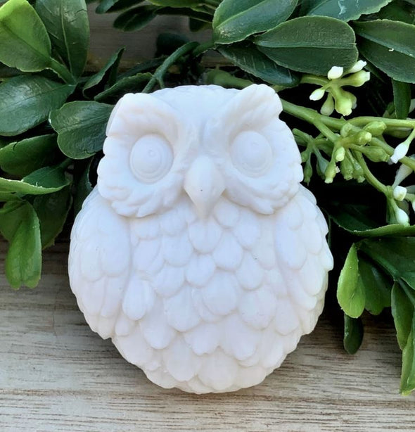 Plunk Soap 3D Scented Owl Soap - White Tea & Ginger