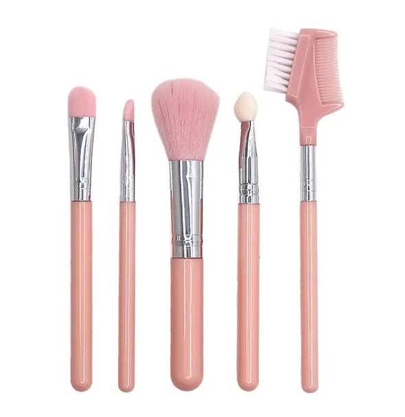 Prolux Pink Makeup Brush 5pc Set