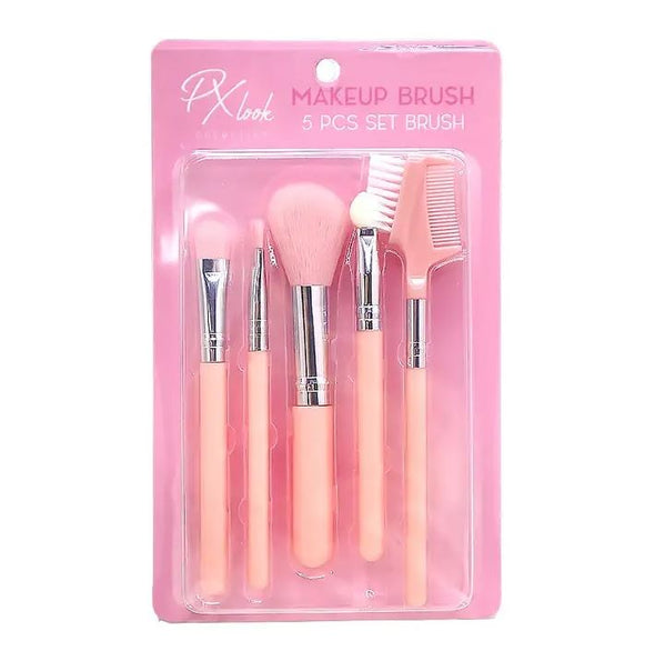 Prolux Pink Makeup Brush 5pc Set