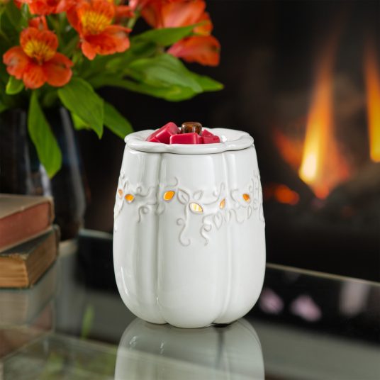 Candle Warmers Etc. Illumination Fragrance Warmer - White Pumpkin