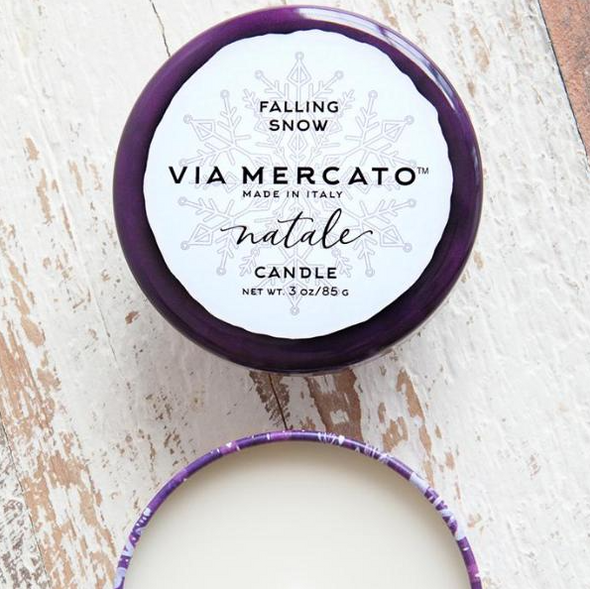 Via Mercato Natale Mini Candle 3oz 85g