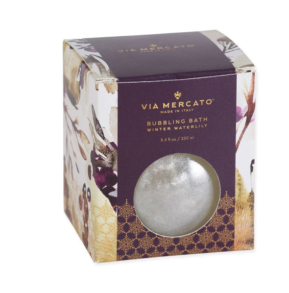 Via Mercato Holiday Bubbling Bath Ball 8.4fl oz 250mL -