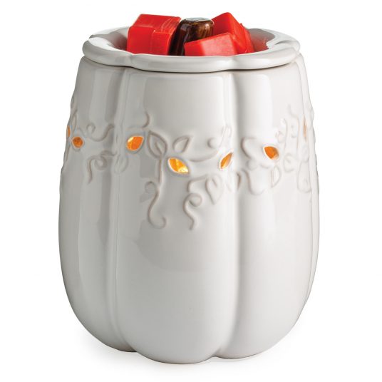 Candle Warmers Etc. Illumination Fragrance Warmer - White Pumpkin