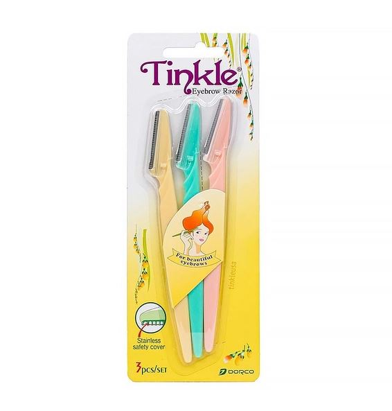 Dorco Tinkle Eyebrow Razor Set of 3