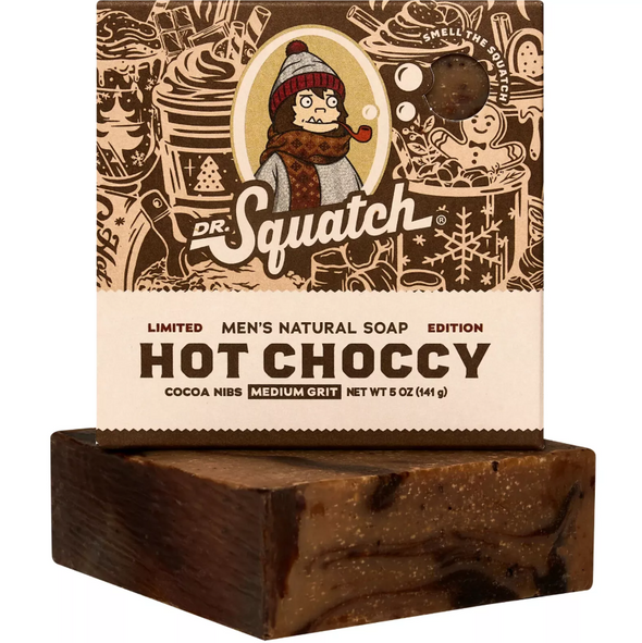 Dr. Squatch Men's Natural Bar Soap 5oz - Hot Choccy