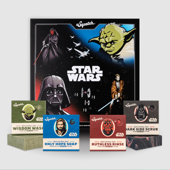 Dr. Squatch Star Wars Episode I Men's Natural Bar Soap Set of 4