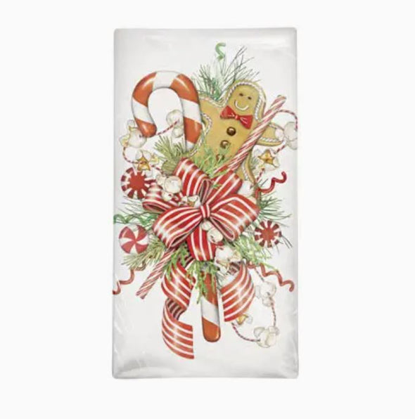 Mary Lake-Thompson Holiday Flour Sack Towels - Gingerbread