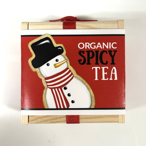 Mary Lake-Thompson Boxed Organic Holiday Tea .42oz 12g - Snowman Cookie (Spicy Tea)