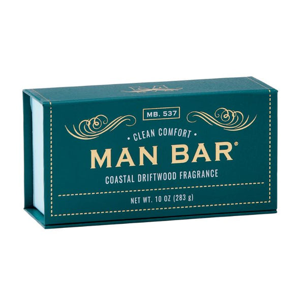 San Francisco Soap Company MAN BAR Clean Comfort Soap 10oz - Coastal Driftwood