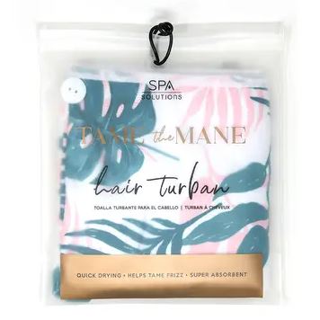 Spa Solutions Tame the Mane Quick Drying Hair Turban