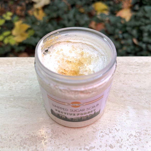 The Soap Opera Whipped Sugar Scrub 8oz - Festive Forest