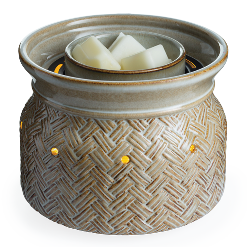 Candle Warmers Etc. Illuminaire Fan Fragrance Warmer - Basketweave