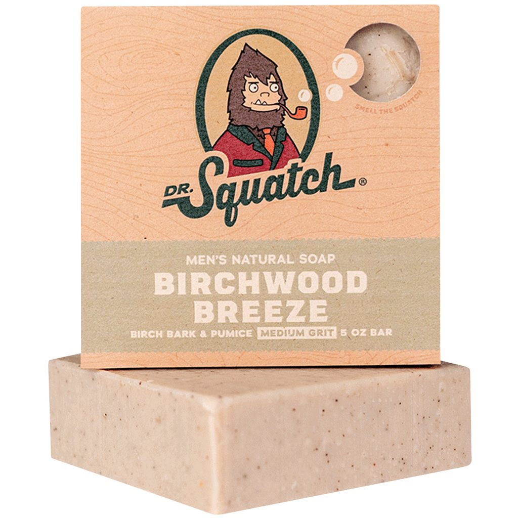 Dr. Squatch Men's Natural Soap Pine Tar 5oz Bar