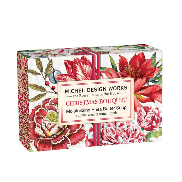 Michel Design Works Boxed Bar Soap 4.5oz 127g - Christmas Bouquet