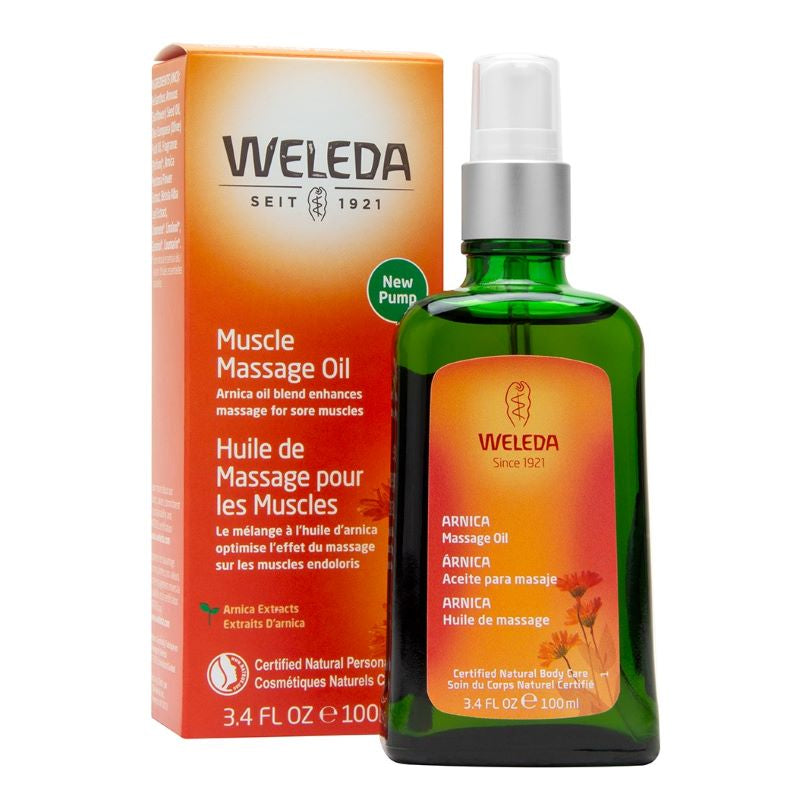 Weleda Arnica Muscle Massage Oil, 3.4 Fluid Ounce  